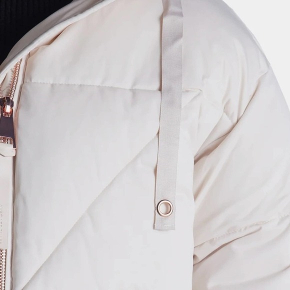 Avec Les Filles Rose Gold Hardware Short Puffer NWT - Picture 11 of 12